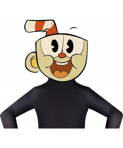 Cuphead Costume for Kids Jumpsuit for Boys Girl with marks for Halloween Dress Up Party 4-10 Years $57.37 Kids' Costumes