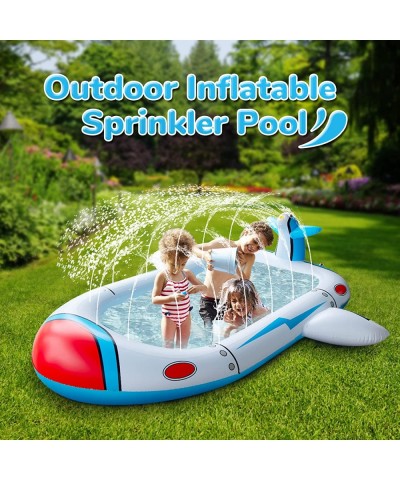 Splash Sprinkler Pool Outdoor Water Play Toys for Toddlers and Kids Baby Splash Pad Children Ball Pit Pool Birthday Gifts for...