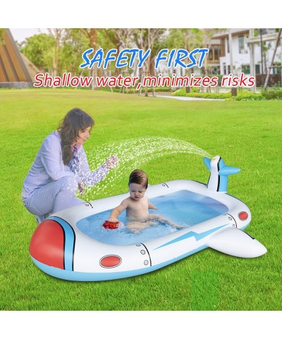 Splash Sprinkler Pool Outdoor Water Play Toys for Toddlers and Kids Baby Splash Pad Children Ball Pit Pool Birthday Gifts for...