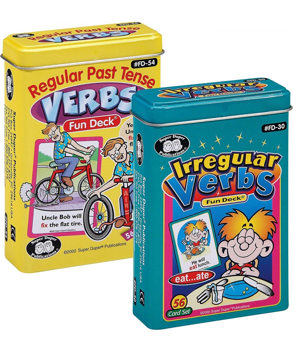 | Regular Past Tense Verbs and Irregular Verbs Fun Deck Cards Combo | Educational Learning Resource for Children $48.22 Elect...