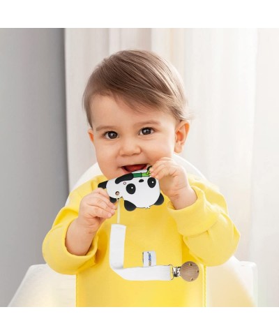 Baby Food Grade Silicone Teether Toy with Pacifier Clip Holder Teething Pain Relief Toys Gift Set for 3 Months+ Boys and Girl...