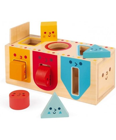 Geometric Shapes 6 pc Wooden Sorting Box - Ages 12+ Months - J05330 $37.52 Early Development & Activity Toys