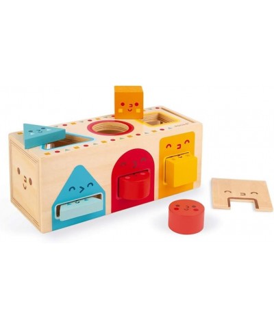 Geometric Shapes 6 pc Wooden Sorting Box - Ages 12+ Months - J05330 $37.52 Early Development & Activity Toys