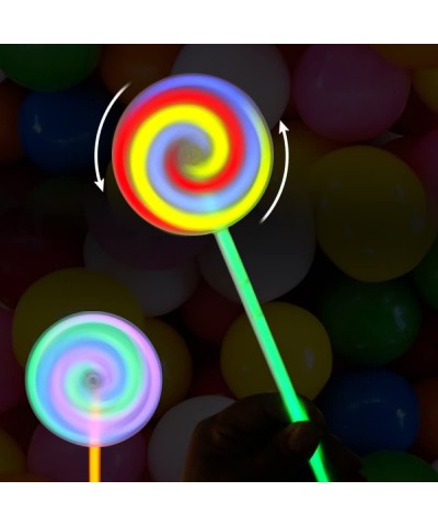 Glow Stick Spinning Lollipop Wand – Set of 5 Light Up Party Favor for Kids and Adults $20.83 Kids' Party Favor Sets