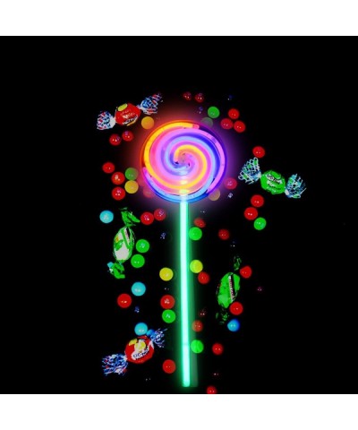 Glow Stick Spinning Lollipop Wand – Set of 5 Light Up Party Favor for Kids and Adults $20.83 Kids' Party Favor Sets