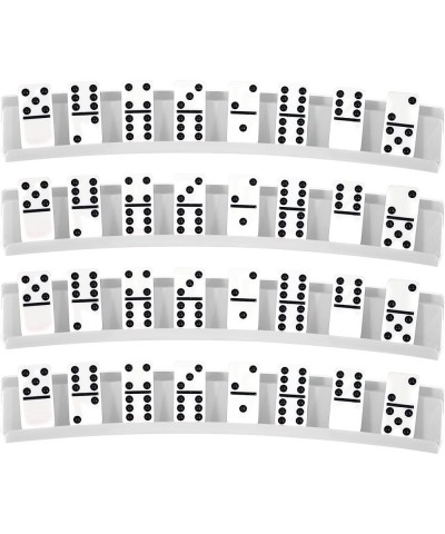 (Set of 4) Playing Card Holder for Kids Seniors Domino Holder Plastic Hands Free Cards Holders for Canasta Poker Parties Domi...