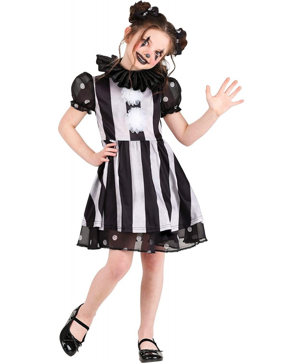 Girls Dark Circus Clown Costume $50.99 Kids' Costumes