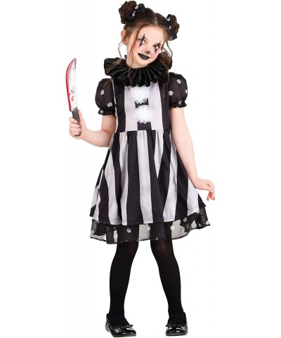 Girls Dark Circus Clown Costume $50.99 Kids' Costumes