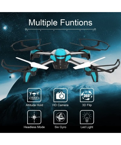 K80S Drone with Camera for Kids - 720P HD Camera Kids Drone for Beginner & RC Helicopter with Remote Control - Extra Battery ...