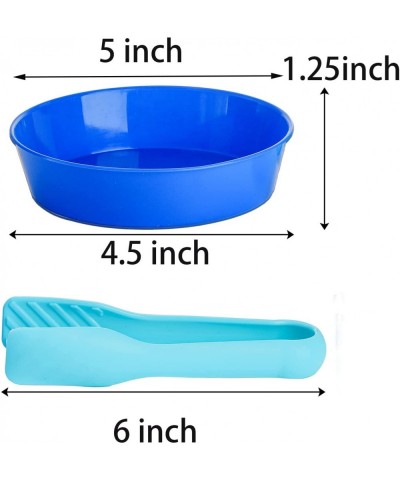 Set of 25 Pack Sorting Bowls and Tweezers Plastic Classifying Counting Bowls Tweezers for Fine Motor Early Education Color So...