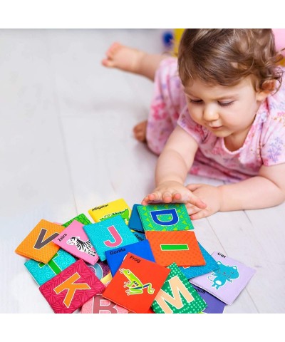 Soft Alphabet Cards - Baby Educational Preschool Early Learning ABC Letters Flash Cards Classroom Montessori Teaching Toy for...