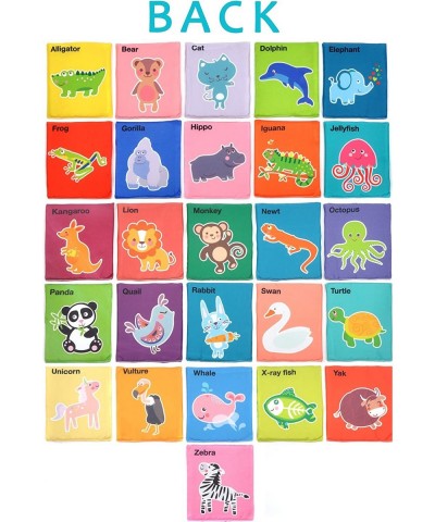 Soft Alphabet Cards - Baby Educational Preschool Early Learning ABC Letters Flash Cards Classroom Montessori Teaching Toy for...