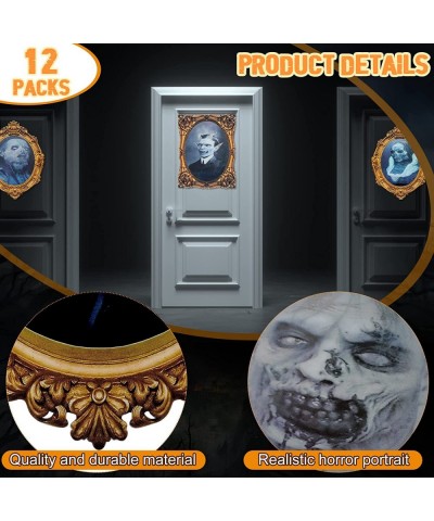 Halloween 3D Changing Face Moving Picture Frame Scary Haunted Mansion Decor Spooky Ghost Portrait Halloween Wall Decoration f...