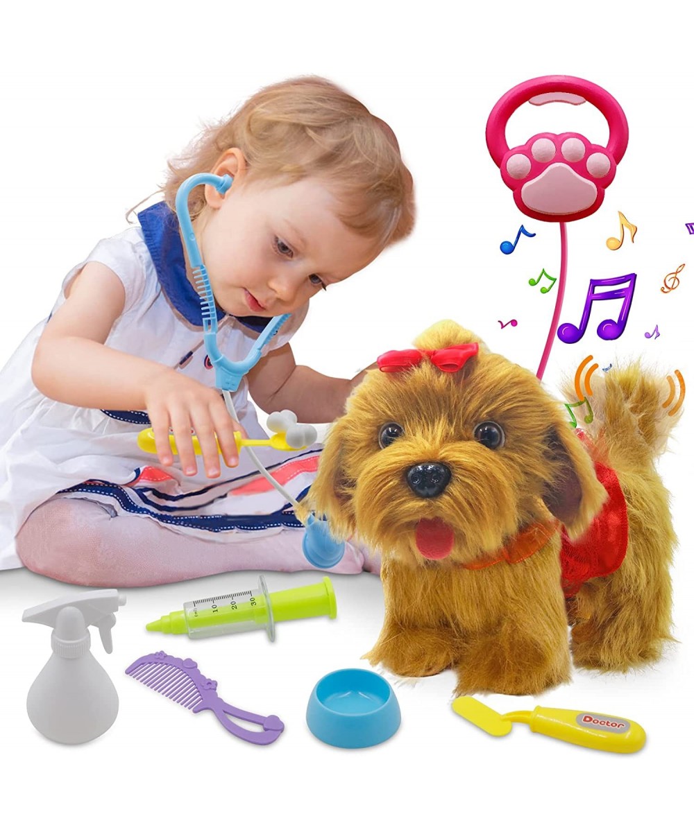 Toy Dog Walk and Bark Sing Tail Lick Repeat What You Say Toys for 2 + Year Old Girl Interactive Stuffed Puppy for Boys Girls ...