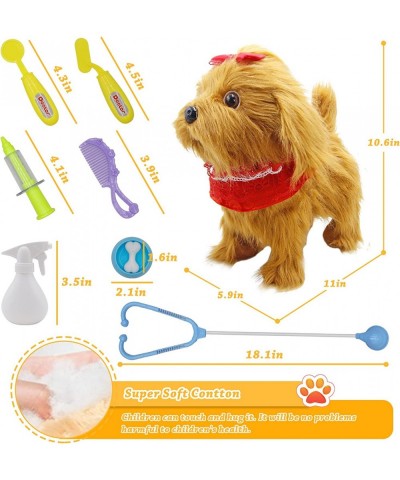 Toy Dog Walk and Bark Sing Tail Lick Repeat What You Say Toys for 2 + Year Old Girl Interactive Stuffed Puppy for Boys Girls ...