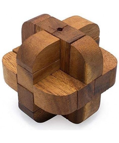 Neutron: Wooden Puzzle for Adults 3D Brain Teaser Interlocking Game Handmade Educational Problem-Solving Game for Adults. Cor...