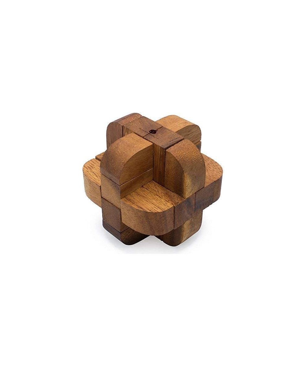 Neutron: Wooden Puzzle for Adults 3D Brain Teaser Interlocking Game Handmade Educational Problem-Solving Game for Adults. Cor...