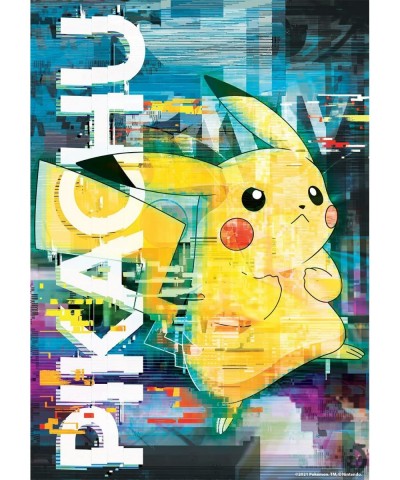 Pokemon - Pikachu Distortion - 300 Large Piece Jigsaw Puzzle $18.04 Jigsaw Puzzles