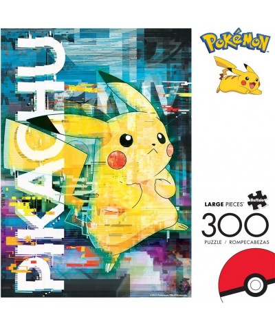 Pokemon - Pikachu Distortion - 300 Large Piece Jigsaw Puzzle $18.04 Jigsaw Puzzles