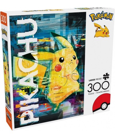 Pokemon - Pikachu Distortion - 300 Large Piece Jigsaw Puzzle $18.04 Jigsaw Puzzles