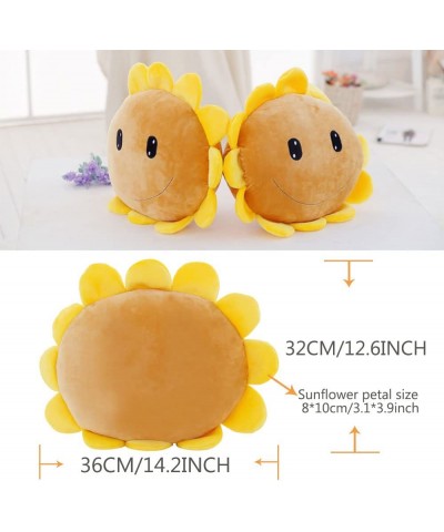 Sunflower Throw Pillow Hand Warmer Plush Stuffed Toy Doll Soft Decorative Cushion Doll for Sofa Home Bedroom Office Dormitory...