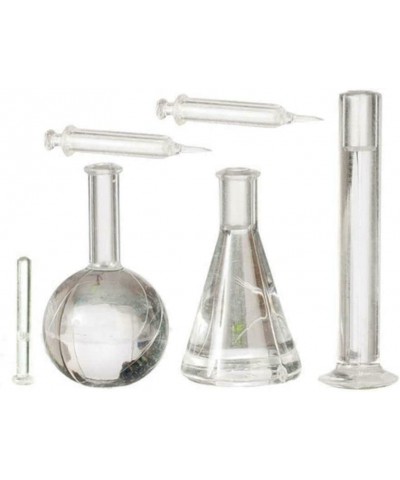 Dolls House Test Tube Beaker Injection Set Chemistry Hospital School Accessory $23.37 Dollhouse Accessories