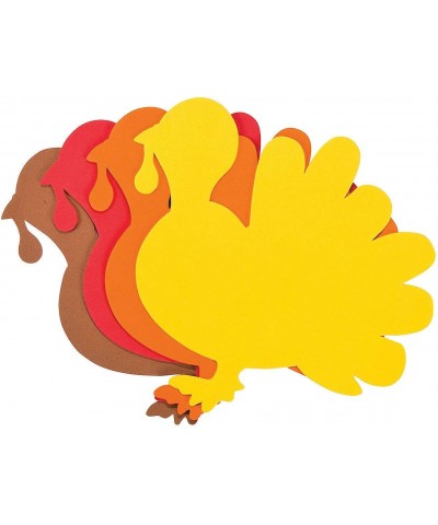 Jumbo Foam Turkey Shape - Set of 24 - Thanksgiving Crafts for Kids $32.19 Craft Kits