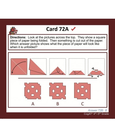 CogAT Test Prep Flash Cards – Grade 4 (Level 10) - Grade 5 (Level 11) – 140+ Practice Questions – Tips for Higher Scores on T...