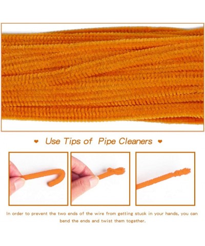 100 Pieces Pipe Cleaners Chenille Stem Solid Color Pipe Cleaners Set for Pipe Cleaners DIY Arts Crafts Decorations Chenille S...