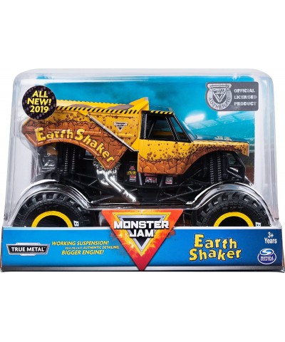 Monster Jam Official Earth Shaker Monster Truck Die-Cast Vehicle 1:24 Scale $43.62 Kids' Play Trucks