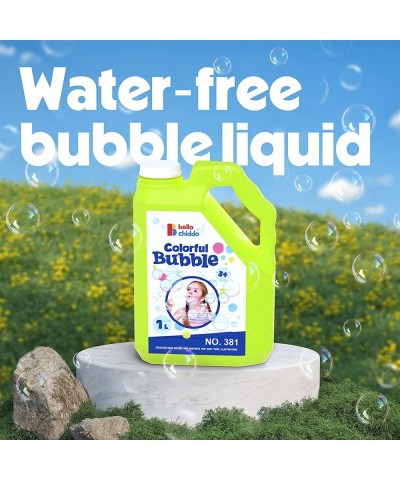 Bubble Solution Refill 1L/33.8 oz Large Size for Bubble Guns Wands Blower Bubble Machines Bubble Toy for Ages 3+（Yellow） $16....