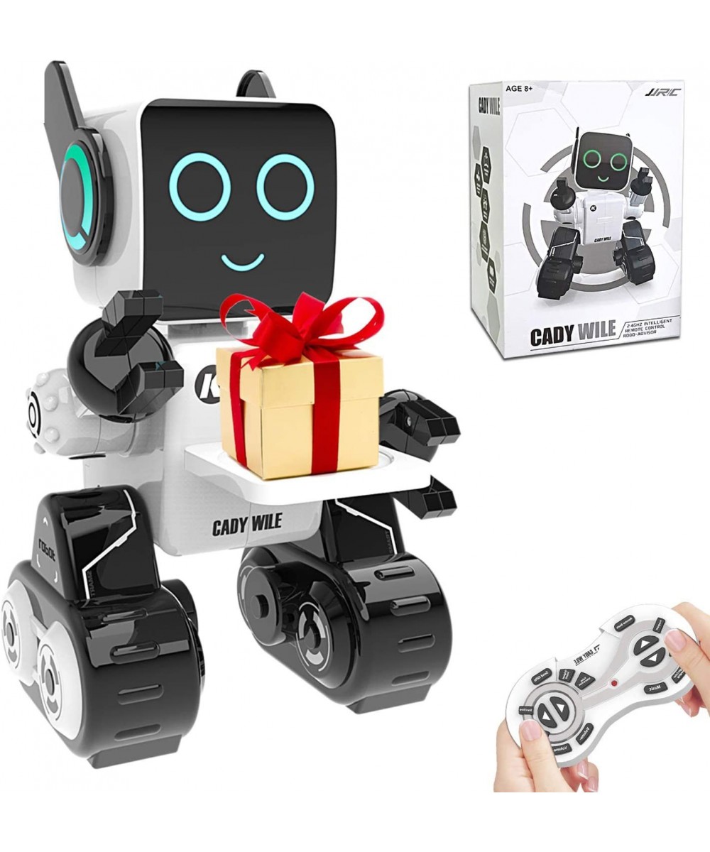 Robot Toy for Kids Intelligent Interactive Remote Control Robot with Built-in Piggy Bank Educational Robotic Kit Walks Sings ...