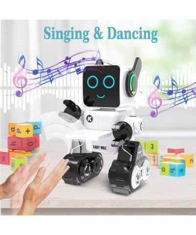 Robot Toy for Kids Intelligent Interactive Remote Control Robot with Built-in Piggy Bank Educational Robotic Kit Walks Sings ...