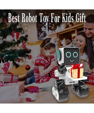 Robot Toy for Kids Intelligent Interactive Remote Control Robot with Built-in Piggy Bank Educational Robotic Kit Walks Sings ...