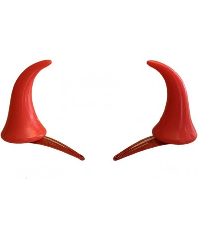 Devil Horns Hair Clip Halloween Cosplay Costume Headwear Accessories Party Dress Up (Red) $16.49 Kids' Dress-Up Accessories