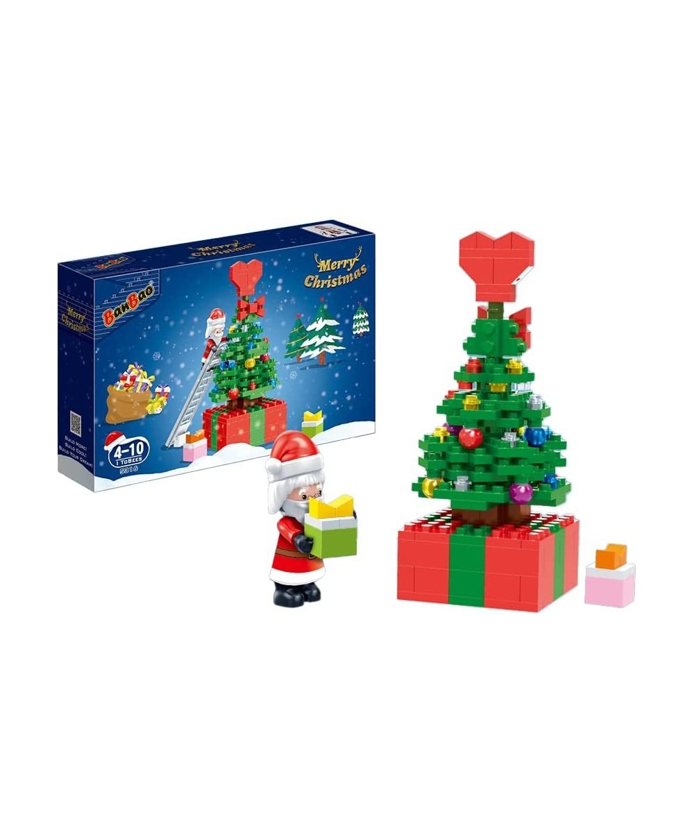 Christmas Tree Building Block Set - 187 Pieces - Santa Claus Christmas Tree Building Bricks - Stocking Stuffer Gift $27.03 To...