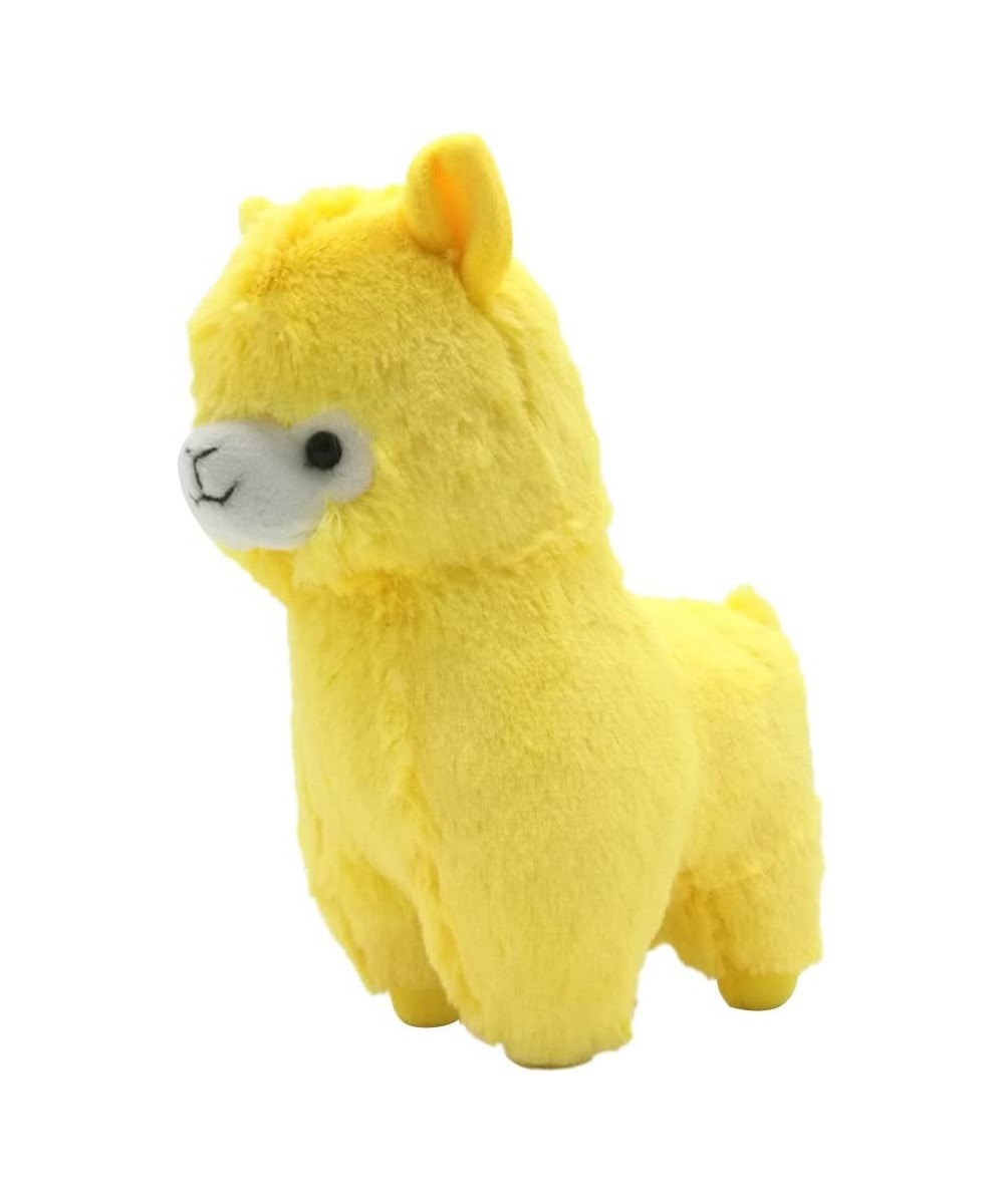 Cuddly Plush Soft Baby Stuffed Animals Toy Llama Lamb Yellow Alpaca Doll 7 " Kids' Plush Pillows Cushion Plush Doll for Gradu...