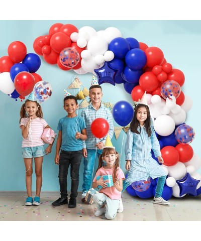 140pcs Red White and Blue Balloon Garland Kit Patriotic Balloon Arch for 4th of July Decorations Baseball Nautical Party $21....