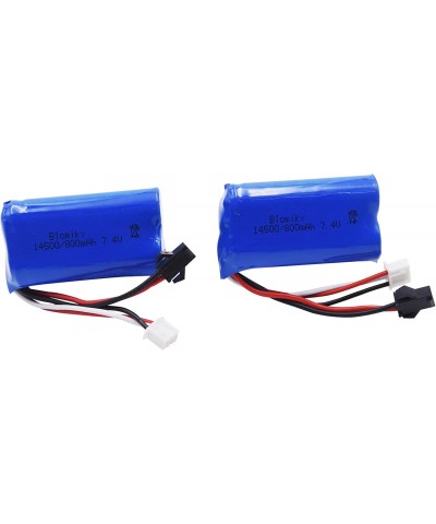 7.4V 600mAh Li-ion Rechargeable Battery Compatible with Some Gel Water Ball Blaster and WPL C24 D12 RC Truck / D12 Battery 2 ...