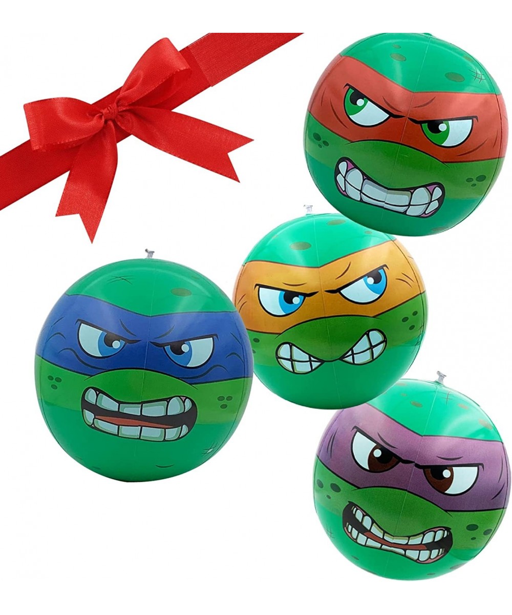 4 Turtles Inflatable Play Ball Set 14" Indoor and Outdoor Play Ball Great for Room and Party Decoration $39.14 Swimming Pool ...