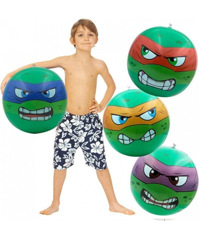 4 Turtles Inflatable Play Ball Set 14" Indoor and Outdoor Play Ball Great for Room and Party Decoration $39.14 Swimming Pool ...