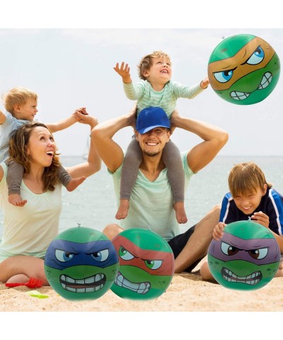 4 Turtles Inflatable Play Ball Set 14" Indoor and Outdoor Play Ball Great for Room and Party Decoration $39.14 Swimming Pool ...