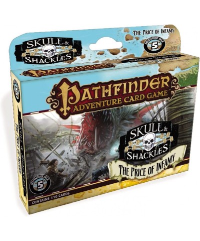 Pathfinder Adventure Card Game: Skull & Shackles - The Price Of Infamy $26.18 Card Games