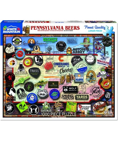 Puzzles Pennsylvania Beer 1000 Piece Jigsaw Puzzle $34.40 Jigsaw Puzzles