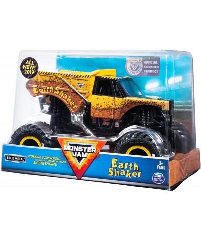 Monster Jam Official Earth Shaker Monster Truck Die-Cast Vehicle 1:24 Scale $43.62 Kids' Play Trucks