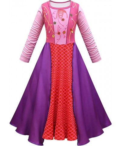 Girls Womens Hocus Pocus Costume Sanderson Sisters Costumes for Kids Adult Plus Size $66.60 Kids' Costumes