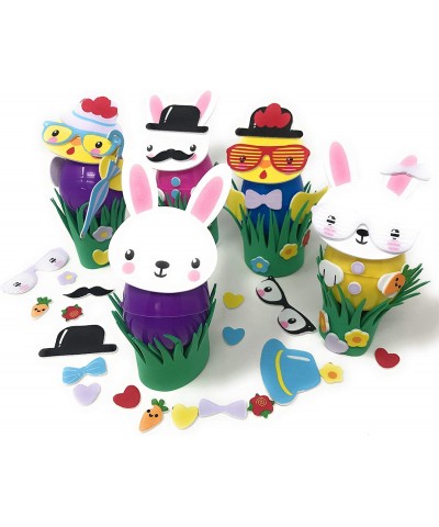 Bulk 18 Sets of Easter Egg Decorating Foam Kids Craft Kits (Easter Eggs Not Included) - Over 700 Pieces of No Mess. No Stains...