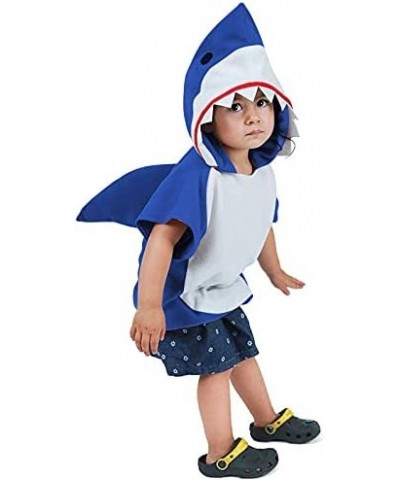 Shark Short Hoodie for Kids Boys Toddler Shark Costume Halloween Animal Outfit Short Sleeve $49.10 Kids' Costumes