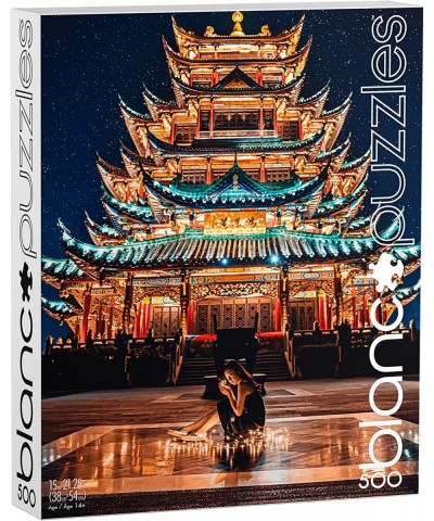 Buffalo Games - - Chongqing Chinese Temple at Night - 500 Piece Jigsaw Puzzle $17.24 Jigsaw Puzzles