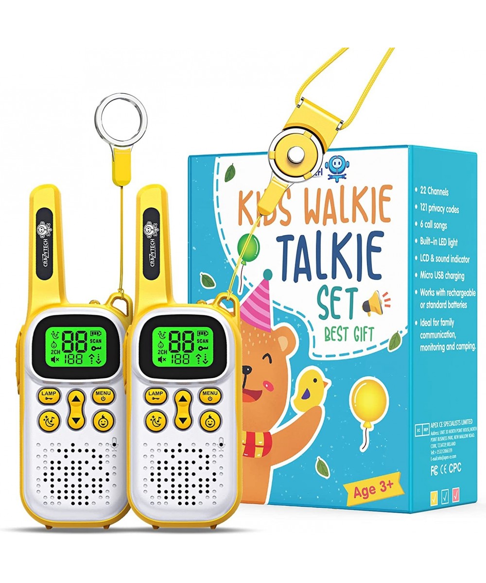 Kids Toys for 3-15 Year Old Boys Girls Walkie Talkies for Kids 22 Channels 2 Way Radio Gift Toys with Backlit LCD Flashlight ...